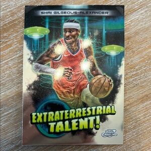 Shai Gilgeous-Alexander Extraterrestrial Talent! Basketball Card - Orange